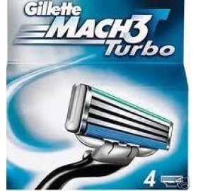 Gillette Mach3 Turbo Recambio 4 Unidades - Gillette mach3 turbo recambio 4 unidades